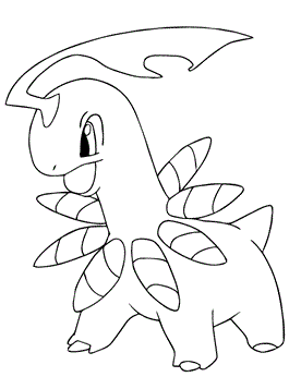 Pokemon 74, kleurplaat van Pokemon