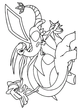 Pokemon 82, kleurplaat van Pokemon