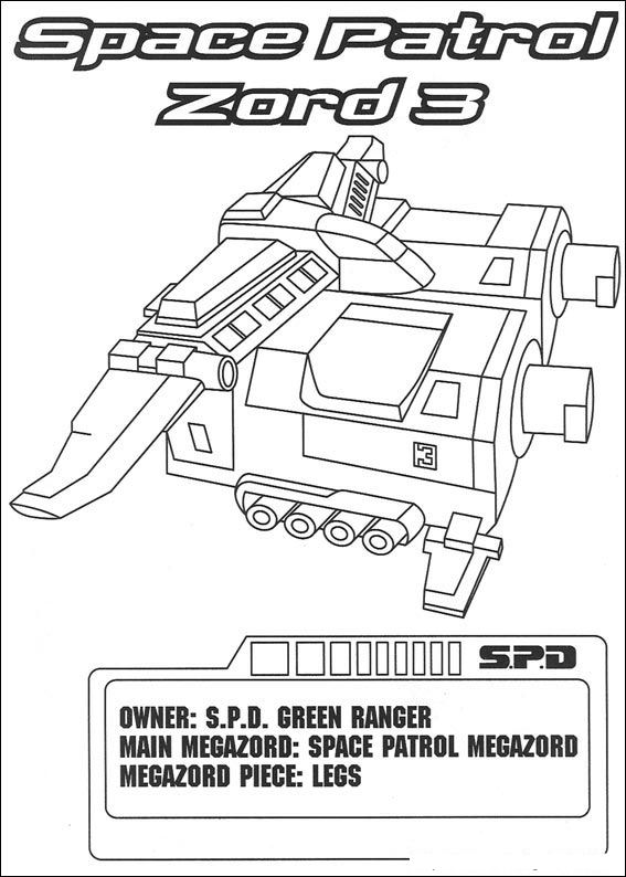 Print Space Patrol kleurplaat
