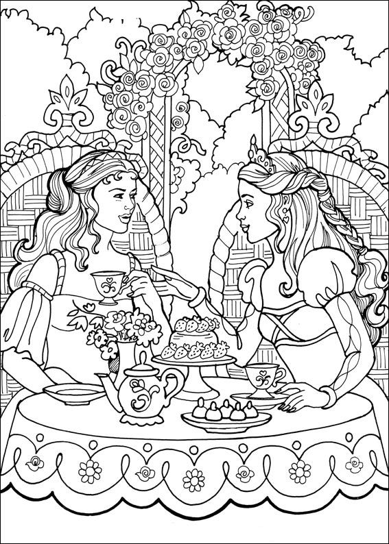Prinses Leonora 4, kleurplaat van Prinses Leonora