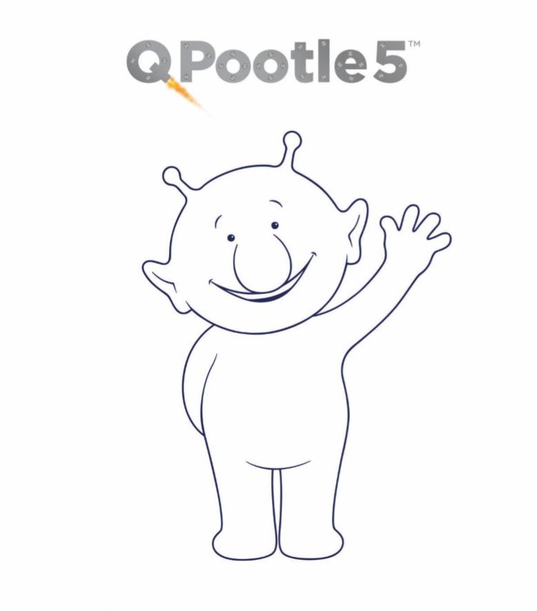Print Q-pootle-5 kleurplaat