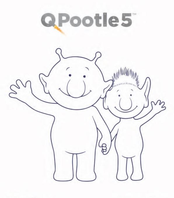 Pootle-Oopsy, kleurplaat van Q Pootle 5