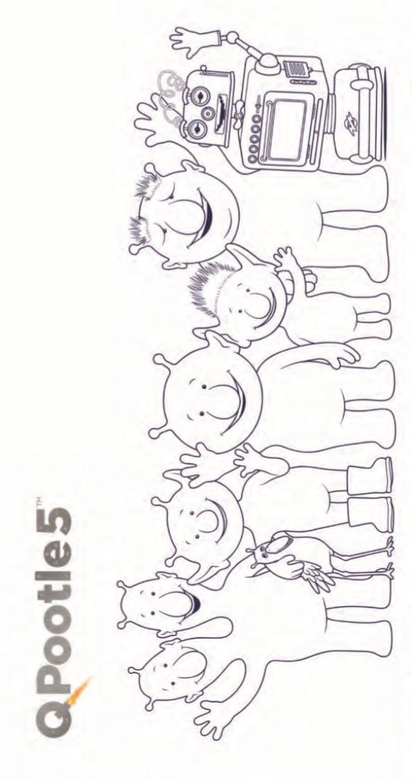 Q-pootle-5-gang, kleurplaat van Q Pootle 5