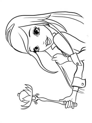 magic septer, kleurplaat van Regal Academy