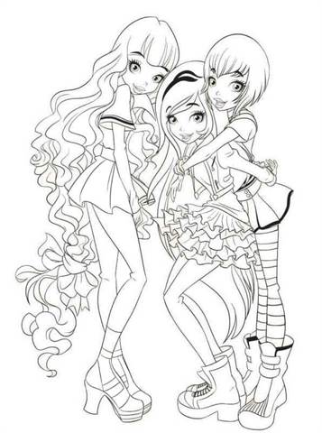 regal academy, kleurplaat van Regal Academy