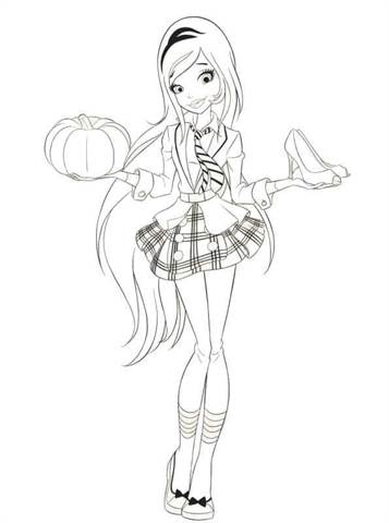 rose 2, kleurplaat van Regal Academy