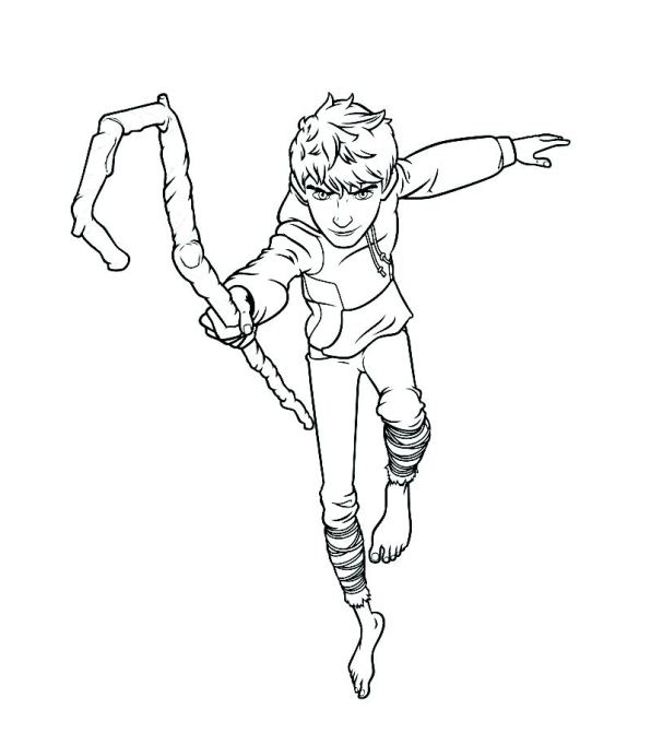 Jack Frost, kleurplaat van Vijf legendes (Rise of the Guardians)