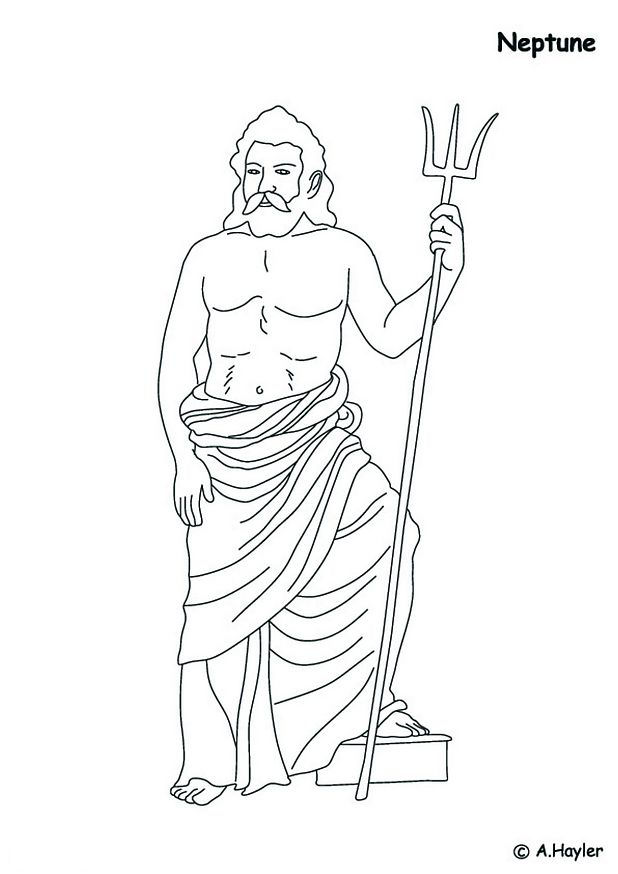 Neptunes, god van de zee