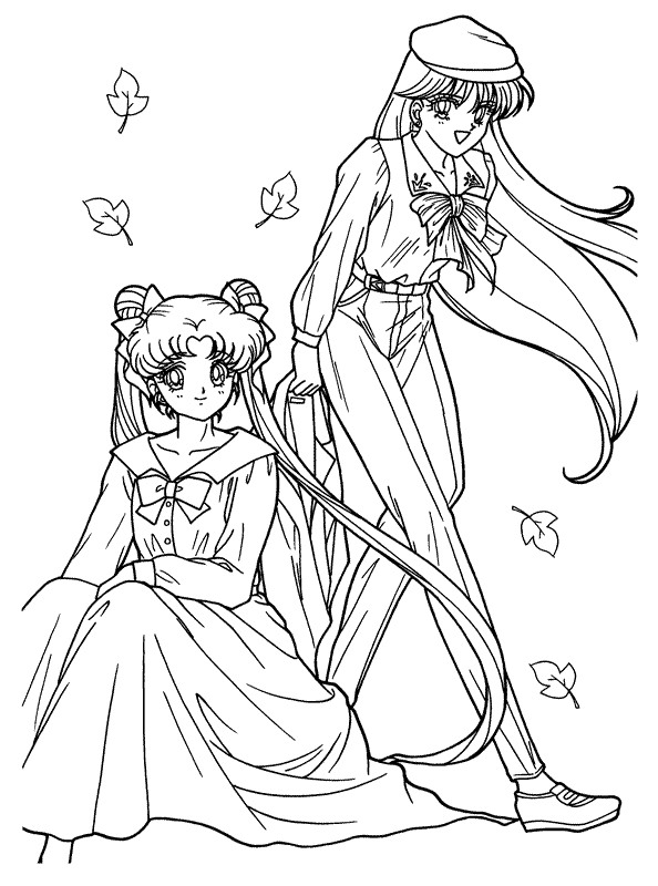 Sailor Moon 7, kleurplaat van Sailor Moon