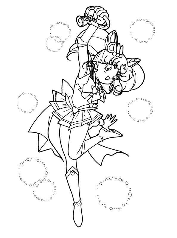 Sailor Moon 10, kleurplaat van Sailor Moon