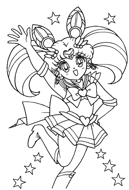 Sailor Moon 22, kleurplaat van Sailor Moon