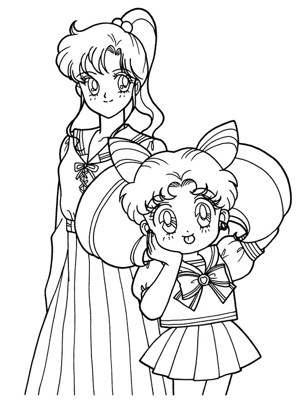 Sailor Moon 27, kleurplaat van Sailor Moon