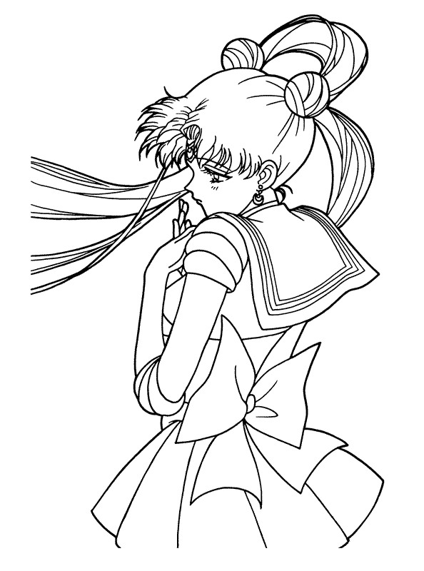 Sailor Moon 46, kleurplaat van Sailor Moon