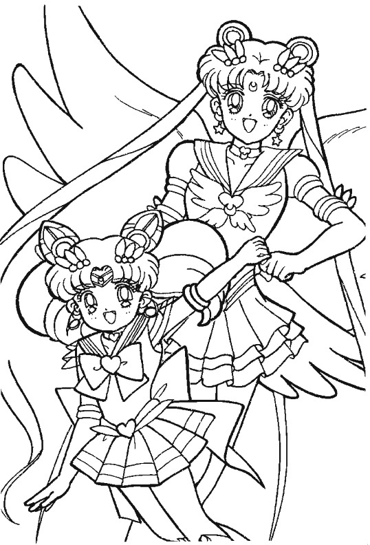 Sailor Moon 65, kleurplaat van Sailor Moon