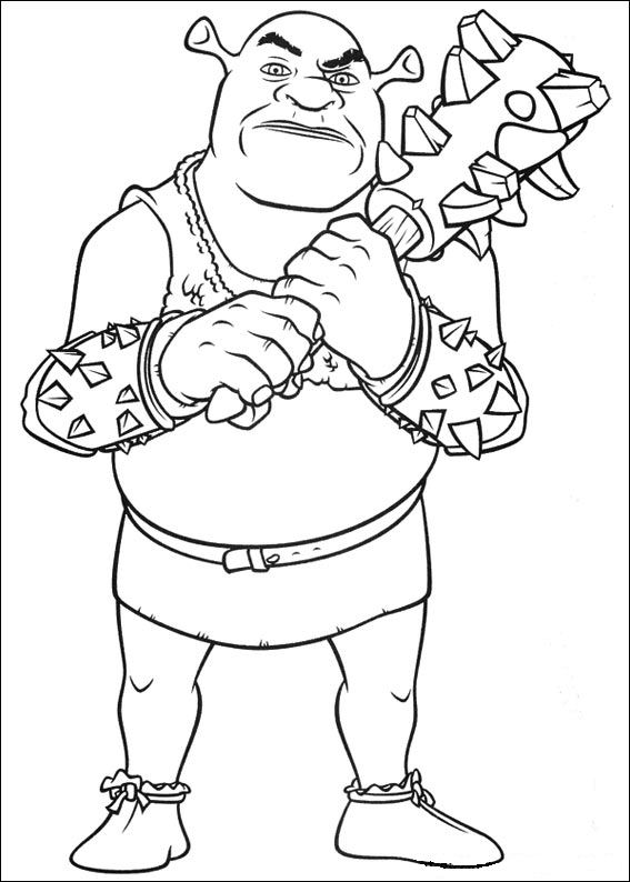 Shrek 4 8, kleurplaat van Shrek 4 Voor Eeuwig en Altijd(Forever After)