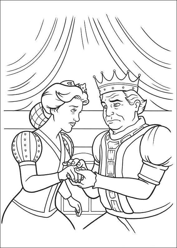 Shrek 4 19, kleurplaat van Shrek 4 Voor Eeuwig en Altijd(Forever After)