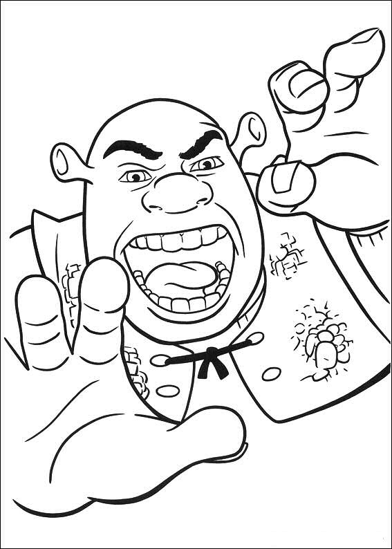 Shrek 4 28, kleurplaat van Shrek 4 Voor Eeuwig en Altijd(Forever After)