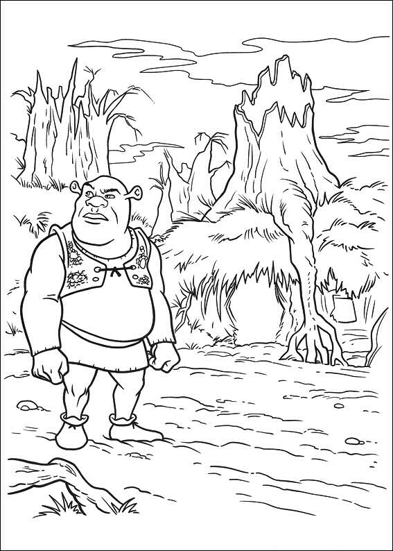 Shrek 4 33, kleurplaat van Shrek 4 Voor Eeuwig en Altijd(Forever After)