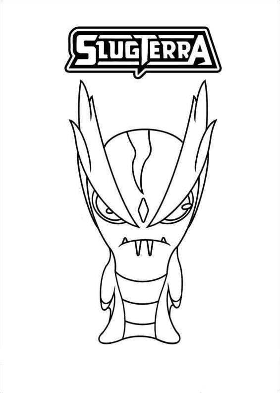 Ghouled air elemental 2, kleurplaat van Slugterra