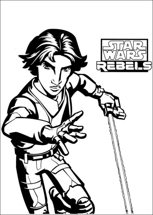 Print Star Wars Rebels kleurplaat