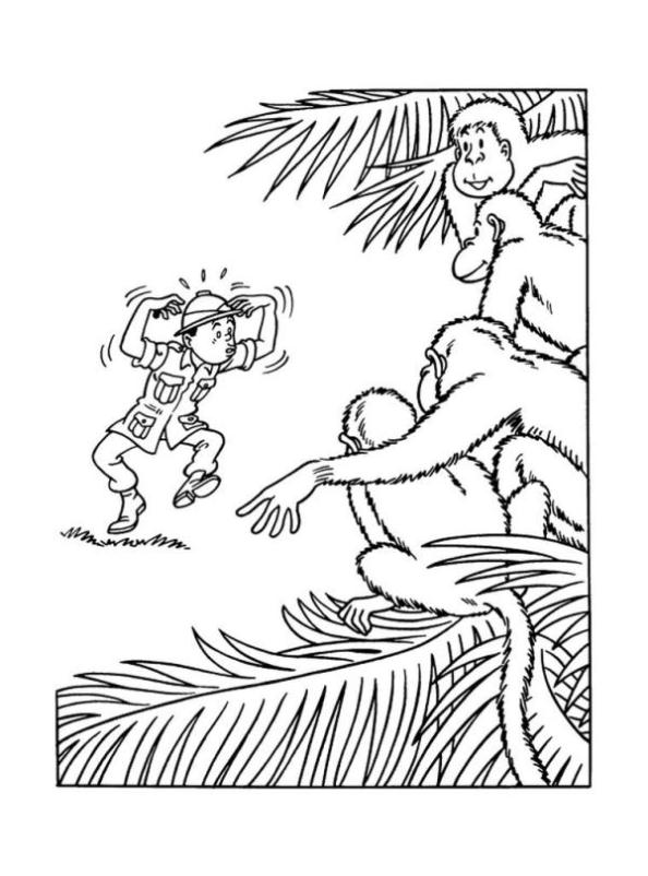 Suske en Wiske 13, kleurplaat van Suske en Wiske