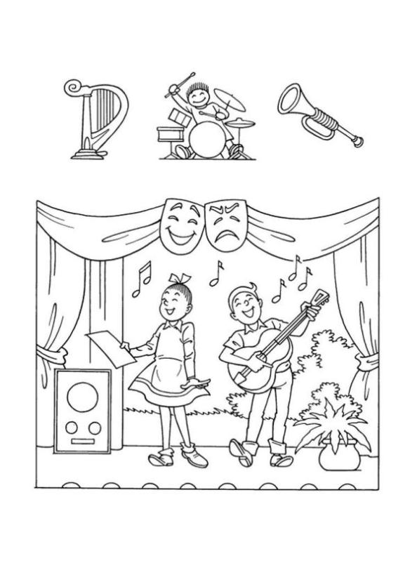 Suske en Wiske 20, kleurplaat van Suske en Wiske