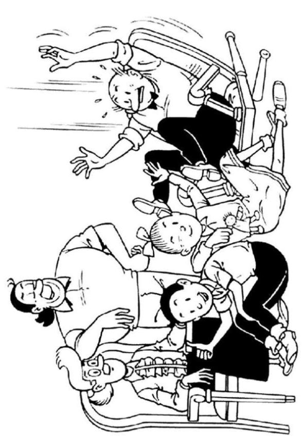 Suske en Wiske 26, kleurplaat van Suske en Wiske