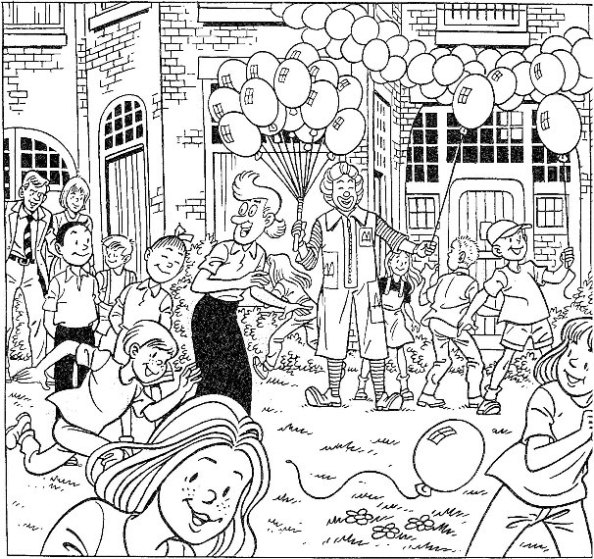 Suske en Wiske 2, kleurplaat van Suske en Wiske