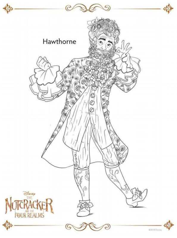 Hawthorne, kleurplaat van The Nutcracker (De Notenkraker)