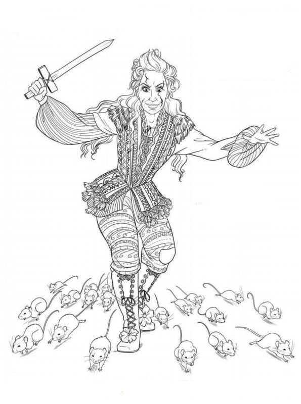 Mother Ginger 2, kleurplaat van The Nutcracker (De Notenkraker)