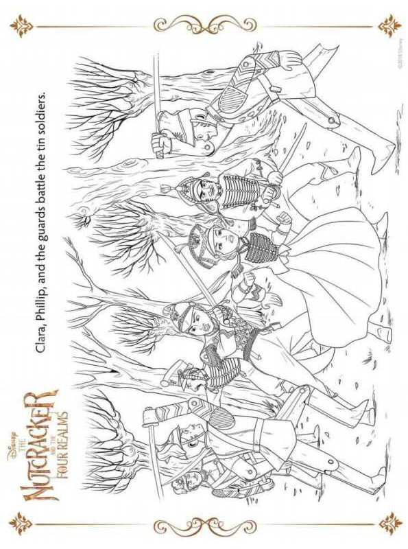 Nutcracker, kleurplaat van The Nutcracker (De Notenkraker)