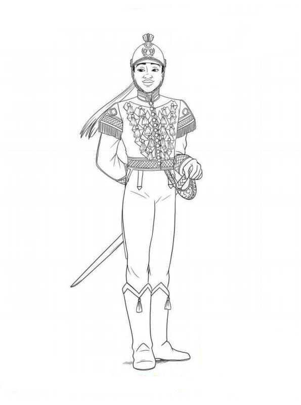 Philip 2, kleurplaat van The Nutcracker (De Notenkraker)