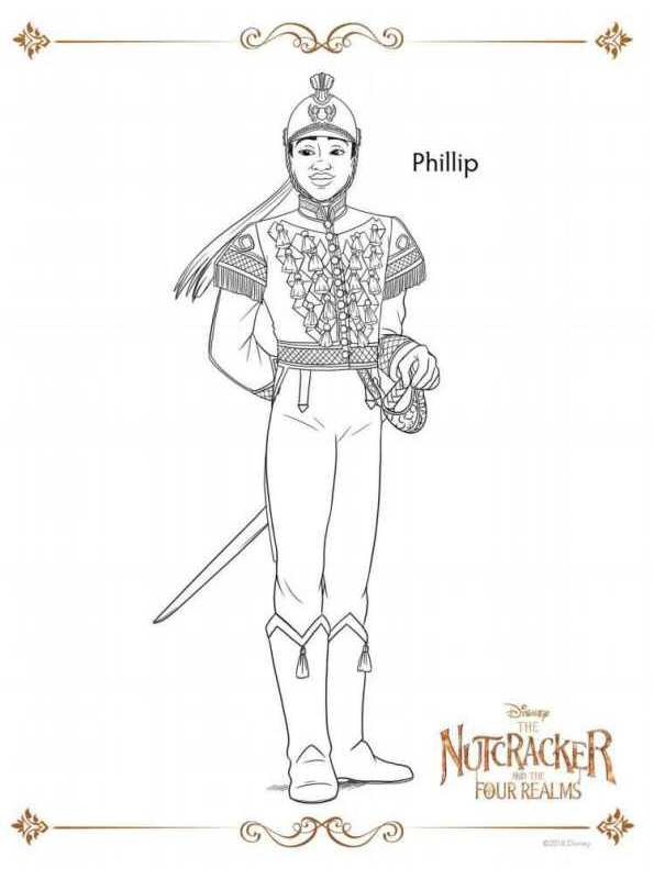 Philip, kleurplaat van The Nutcracker (De Notenkraker)