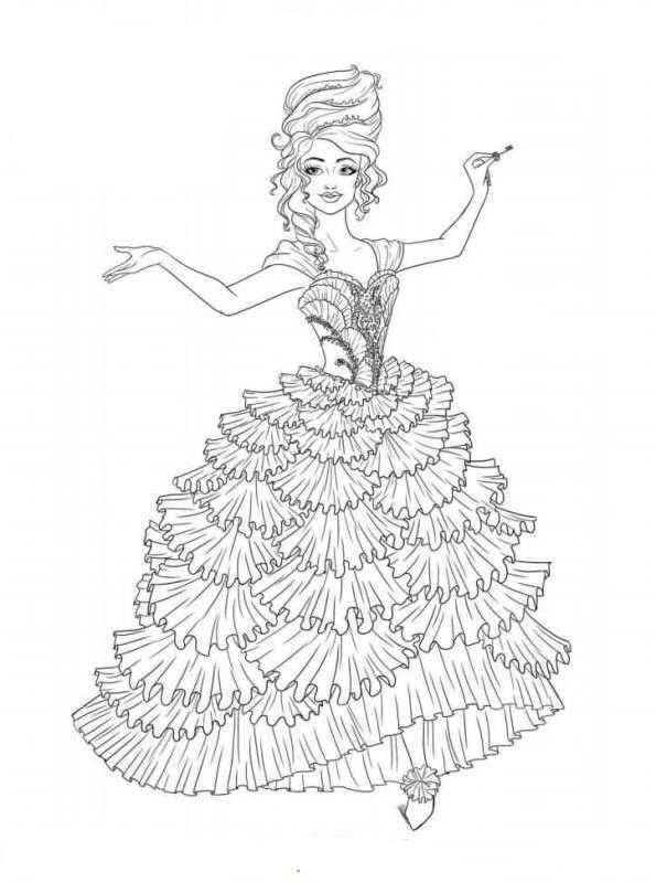 Sugar Plum Fairy 2, kleurplaat van The Nutcracker (De Notenkraker)