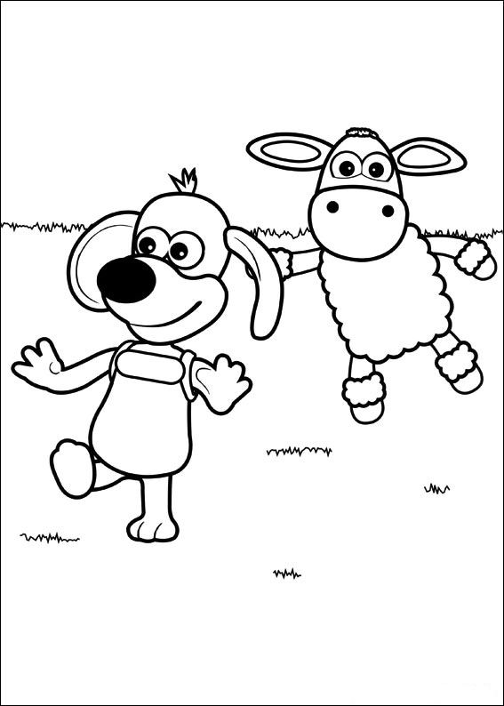 Timmy Time 23, kleurplaat van Timmy Time