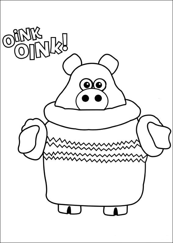 Timmy Time 40, kleurplaat van Timmy Time