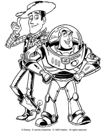 Toy Story 4, kleurplaat van Toy Story