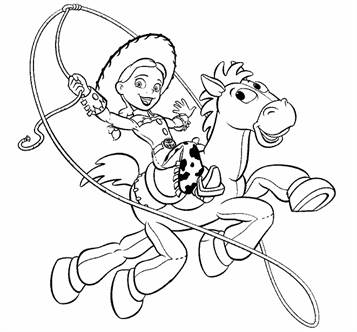 Toy Story 7, kleurplaat van Toy Story