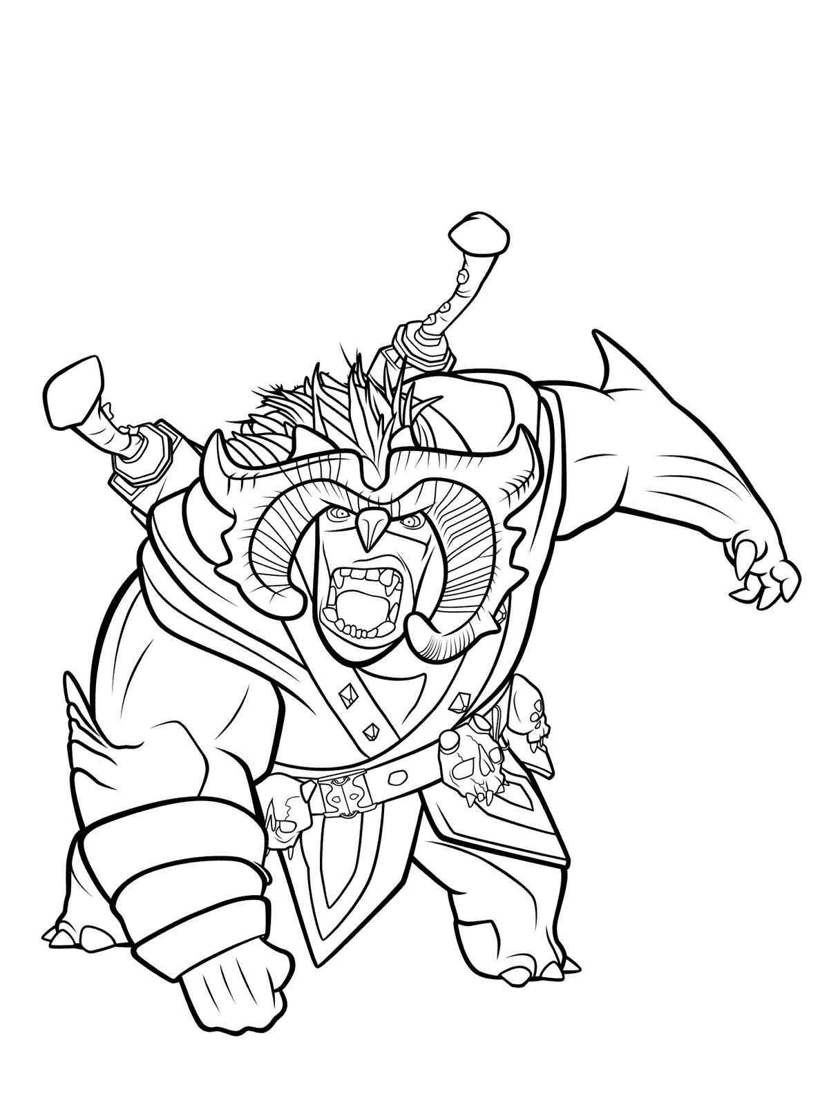 Trollhunters 04, kleurplaat van Trollhunters