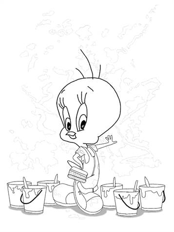Tweety en Sylvester