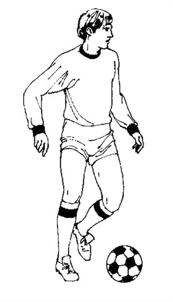 Johan Cruijff, kleurplaat van Voetbal