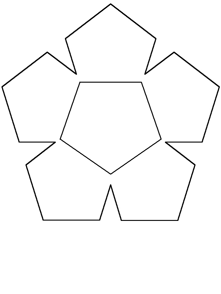 Print Vormen kleurplaat