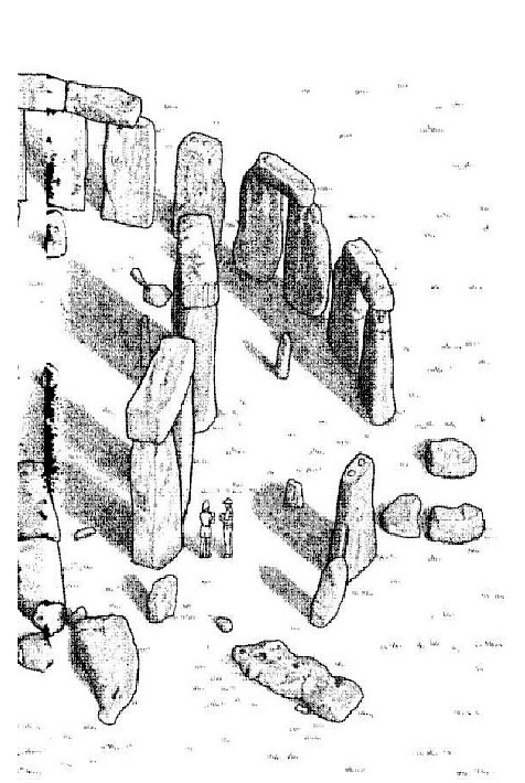 Print Stonehenge (deel 2) kleurplaat