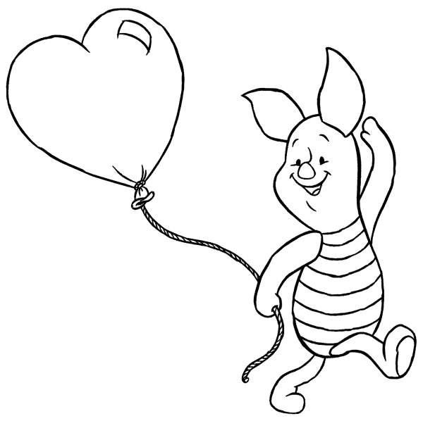 Knorretje 16, kleurplaat van Winnie de Pooh en Knorretje