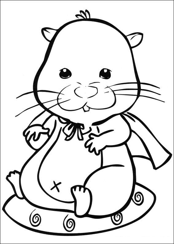 Zhu Zhu Pets 33, kleurplaat van Zhu Zhu Pets