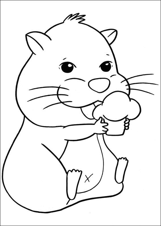 Zhu Zhu Pets 32, kleurplaat van Zhu Zhu Pets