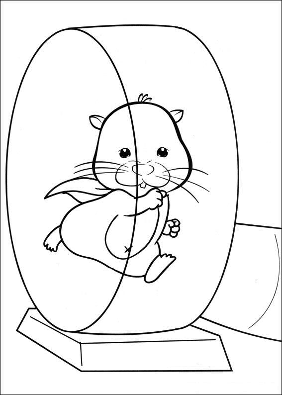 Zhu Zhu Pets 31, kleurplaat van Zhu Zhu Pets