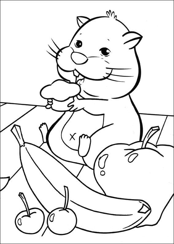 Zhu Zhu Pets 29, kleurplaat van Zhu Zhu Pets