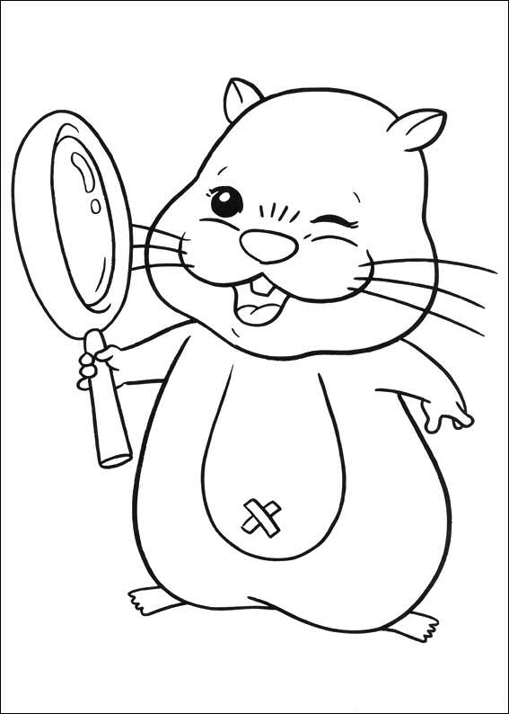 Zhu Zhu Pets 27, kleurplaat van Zhu Zhu Pets