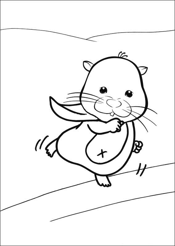 Zhu Zhu Pets 26, kleurplaat van Zhu Zhu Pets